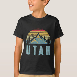 Camiseta Utah - Montanhas Vintage Retrô Natureza C