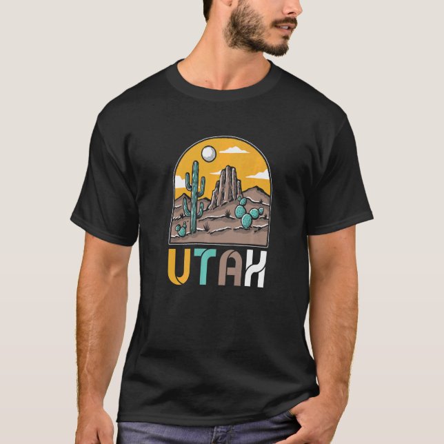Camiseta Utah Nature National Park Cactus Desert Utah (Frente)