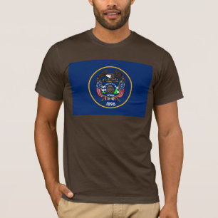 Camiseta Utah: O Estado do Favo de Mel Bandeira dos EUA, In