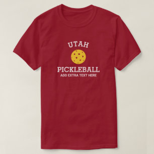 Camiseta Utah Pickleball Add Club, Nome do Parceiro Persona