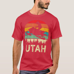 Camiseta Utah Snowmobile Riding Snowmobiling Racing Winter