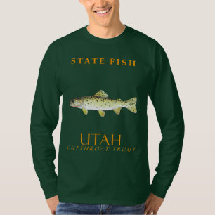 Camiseta Utah Territory Fish Bonneville Cutthroat Trout