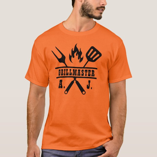 Camiseta Utensílio Vermelho Grillmaster (Frente)