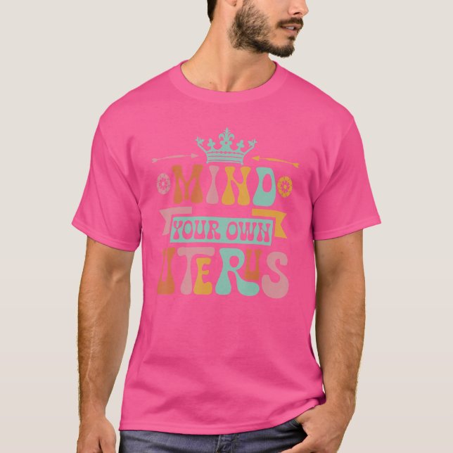 Camiseta Útero Empoderamento Feminista Colorido Direito das (Frente)
