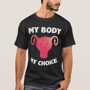 Camiseta Utero Medial Finger Pro Escolha Interrompe Meu Cor