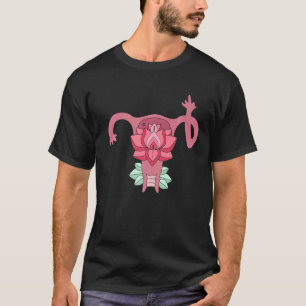 Camiseta Uterus Mostra Feminismo de Dedos Médios