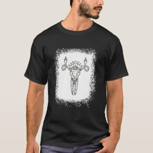 Camiseta Uterus Mostra Feminista De Dedo Médio Pro Choice W