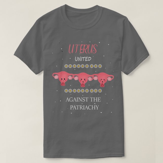 Camiseta Uterus Unidos Contra Femi Patriarcado Feminista (Frente do Design)