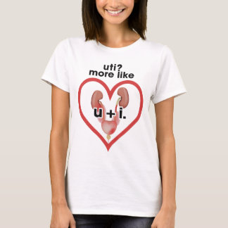 Camiseta Uti mais como U + I Heart Love