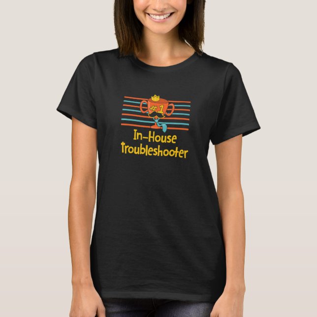 Camiseta Utilitário de Pai Handyman para Solução de Problem (Frente)