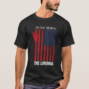 Camiseta Utilitário Elétrico Lineman Design Para Lineworker