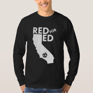 Camiseta UTLA Red For Ed United Teacher Los Angeles Protest