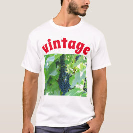 Camiseta Uva Azul Vintage