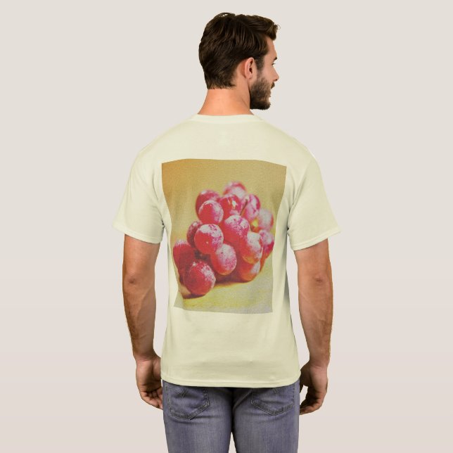 Camiseta "Uva" Foto Fofa. Compre Agora (Parte Traseira Completa)