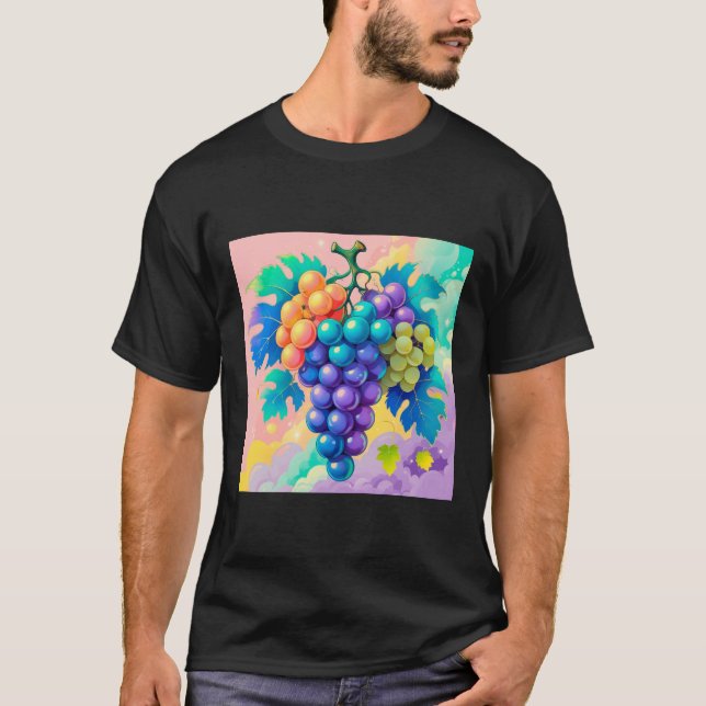 Camiseta Uvas coloridas (Frente)