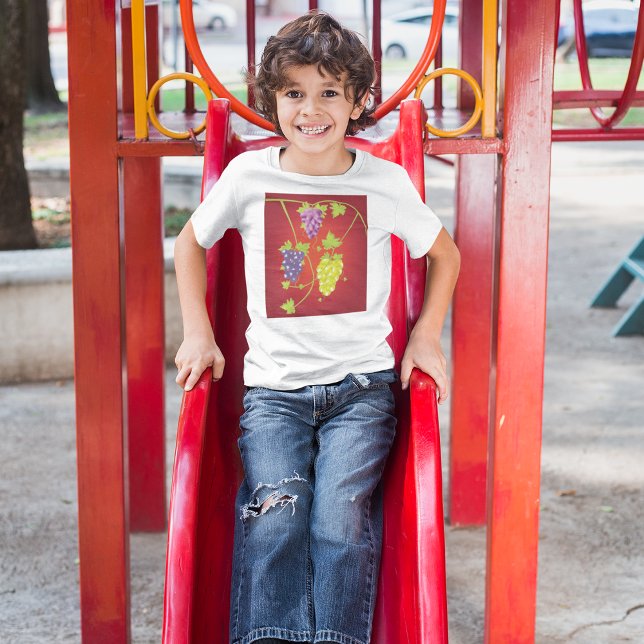 Camiseta Uvas Com Pilhas De Uvas (Criador carregado)