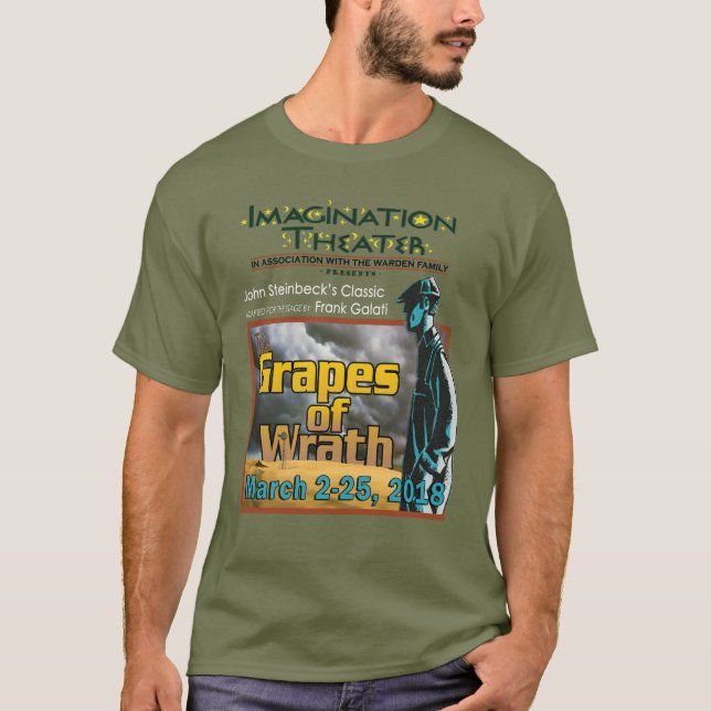 Camiseta Uvas do t-shirt do Wrath (Frente)