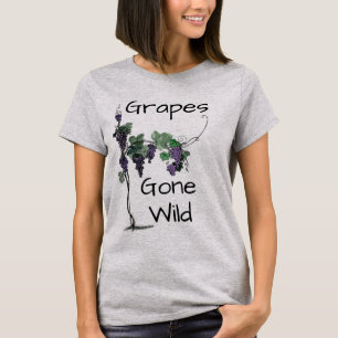 Camiseta Uvas Ficaram Selvagens De T-Shirt