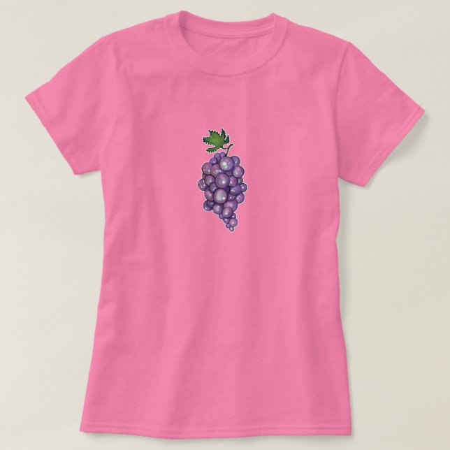 Camiseta Uvas Safira Doces (Frente do Design)