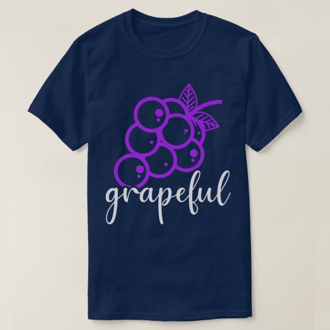 Camiseta Uvas Vegan Fruta Berries Vegetariana (Frente do Design)