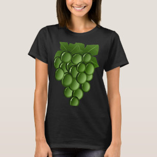 Camiseta Uvas Verdes Halloween Fruta Vinha Vinha