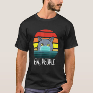 Camiseta Uw Pessoas de Gato de Cabeça Curta Britânica de Ga