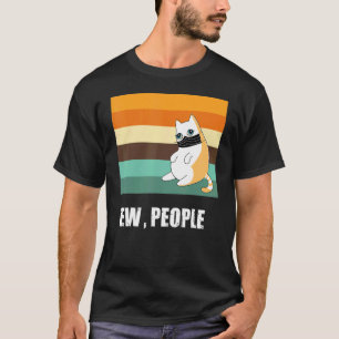 Camiseta Uw Pessoas Gato Bonito Vestindo Bla