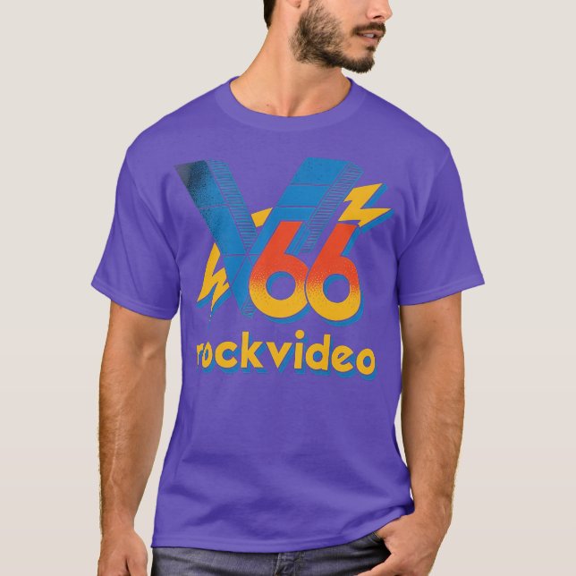 Camiseta V66 Retro Boston Rock Video (Frente)
