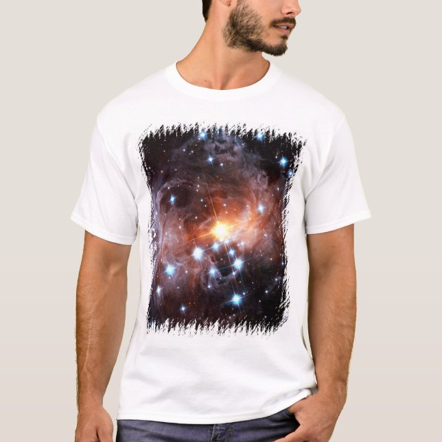 Camiseta V838 Foto da Supergigante Estrela Vermelha Monocer (Frente)