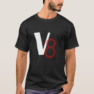 Camiseta V8 Motor de Oito Cilindros