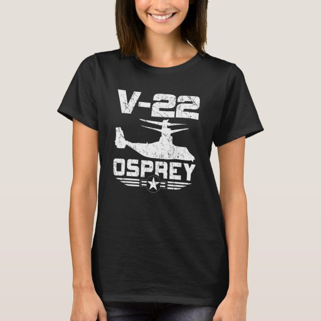 Camiseta V 22 MV 22 CMV 22B Osprey SVTOL (Frente)