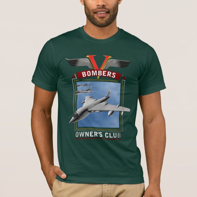 Camiseta V clube dos proprietários dos bombardeiros (Frente)