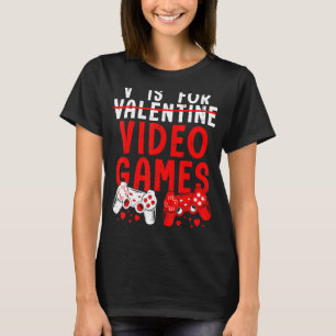 Camiseta V É Para Controladores De Videos games Gamers Engr