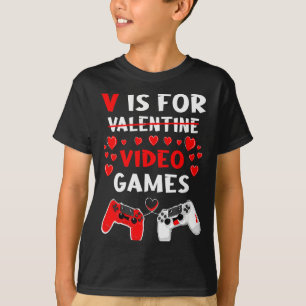 Camiseta V É Para Presentes Engraçados De Dia Dos Namorados