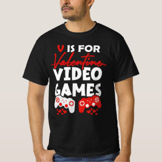 Camiseta V É Para Videos games Engraçado Gamer De Dias de o