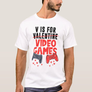 Camiseta V É Para Videos games Gamer B