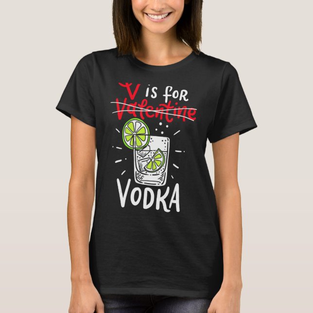 Camiseta V É Para Vodka (Frente)