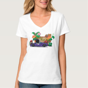 Camiseta V Feminina Em Movimento