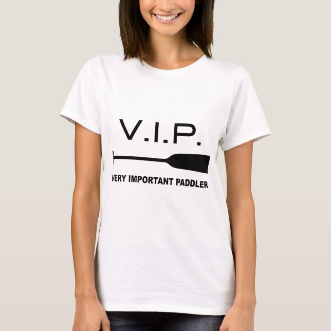Camiseta V.I.P. Very Important Paddler (Frente)