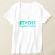 Camiseta V-neck Network of Exceptional Women short sleeve t (Laydown)