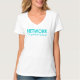 Camiseta V-neck Network of Exceptional Women short sleeve t (Frente)
