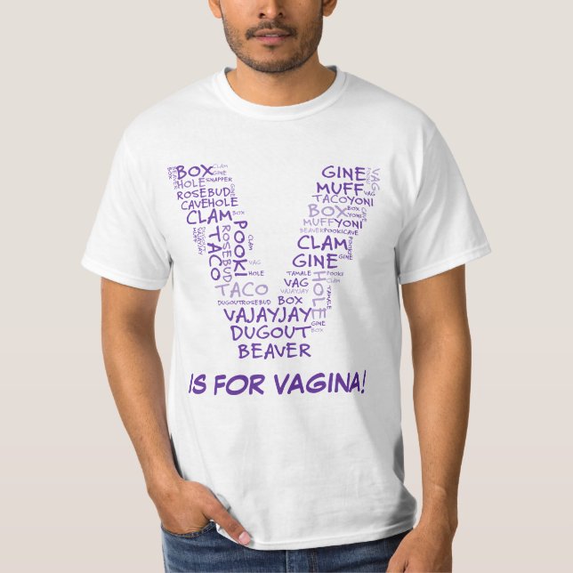 Camiseta V para a vitória do vagina em Michigan (Frente)