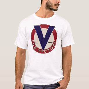 Camiseta V para a vitória! - WW2