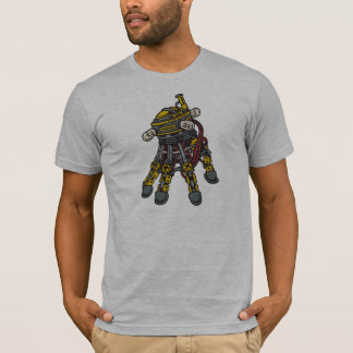Camiseta V-Pescoço da mão de Steampunk