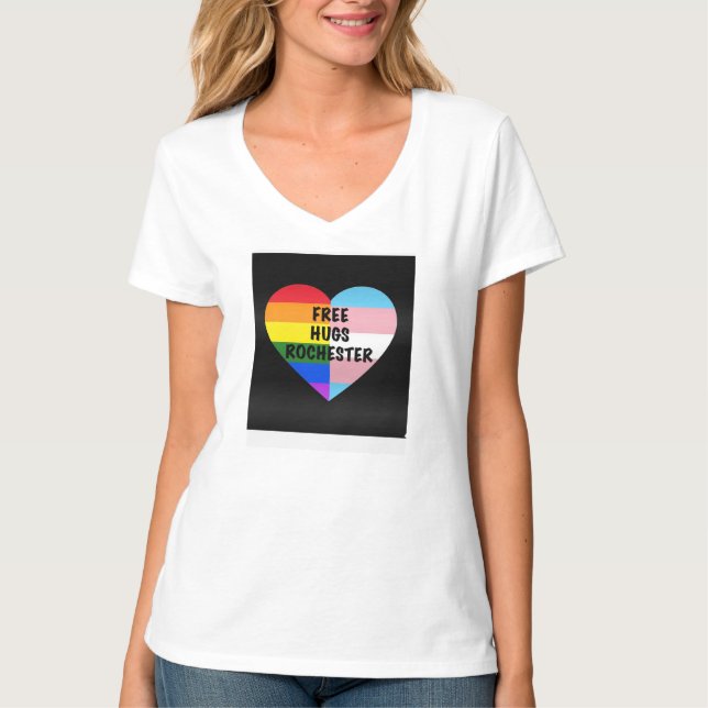 Camiseta V-pescoço T de FHR (Frente)