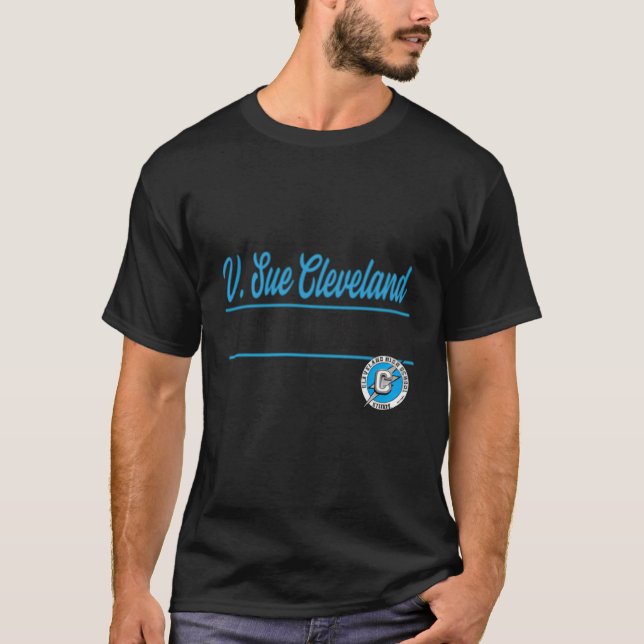 Camiseta V Sue Cleveland Segundo grau Storm C4 (Frente)