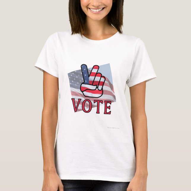 Camiseta V Vote Womens Shirt (Frente)