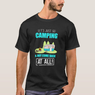Camiseta Vá Acampar E Não Volte Para O Rv Vans Life Campfir