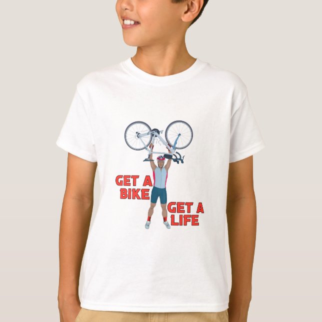 Camiseta Vá andar de bicicleta (Frente)