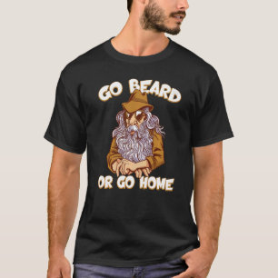Camiseta Vá Barba Ou Pode Ir Para Casa Barba De Cabelo Faci